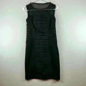 En Focus Studio Dress Black Women’s Size 4 Shimmery Accents